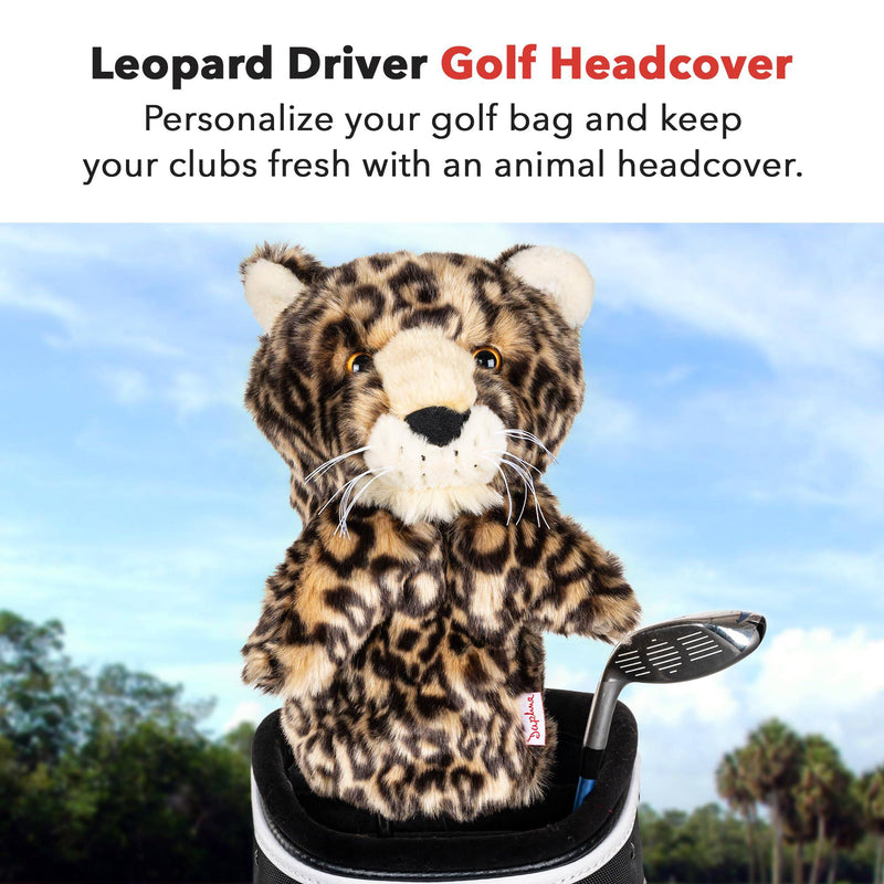 Daphne's Leopard Novelty Head Cover - Brown