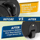 DAREKUKU Foldable Golf Travel Bag with Wheels – Black