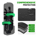 DAREKUKU Soft Golf Travel Bag with Wheels – Black