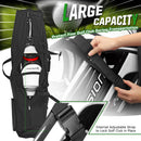 DAREKUKU Soft Golf Travel Bag with Wheels – Black