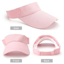 DAWRIS Sun Visors for Women, Pub Golf Visor Golf Cap Women's Visors, Pink Sun Visor Hat Running Visor Women's Hats & Caps, Sun Hat Golf Hats Caps for Women, Golf Caps for Men (Pink)