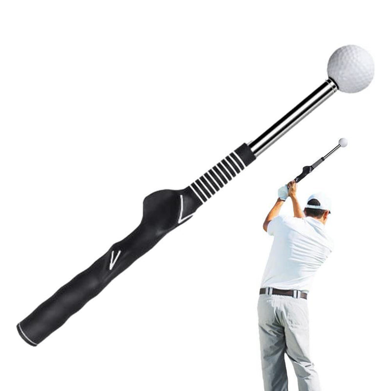 DcnrInsr Golf Swing Practice Stick Telescopic Golf Swing Trainer Golf Swing Master Training Aid Golf Practice Posture Corrector