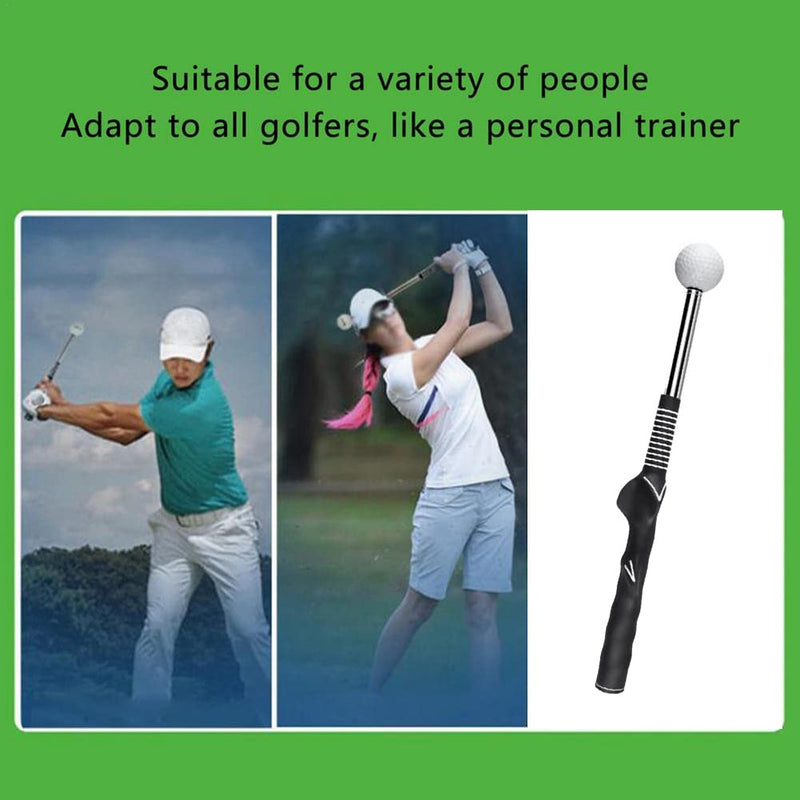 DcnrInsr Golf Swing Practice Stick Telescopic Golf Swing Trainer Golf Swing Master Training Aid Golf Practice Posture Corrector