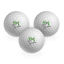 Destination Vinyl ltd 3 x Golf Balls - 65 & Still Swinging Sixty Five 65th Birthday Joke Funny Age Golfing Club Sport Husband Dad Brother Friend Men Gift