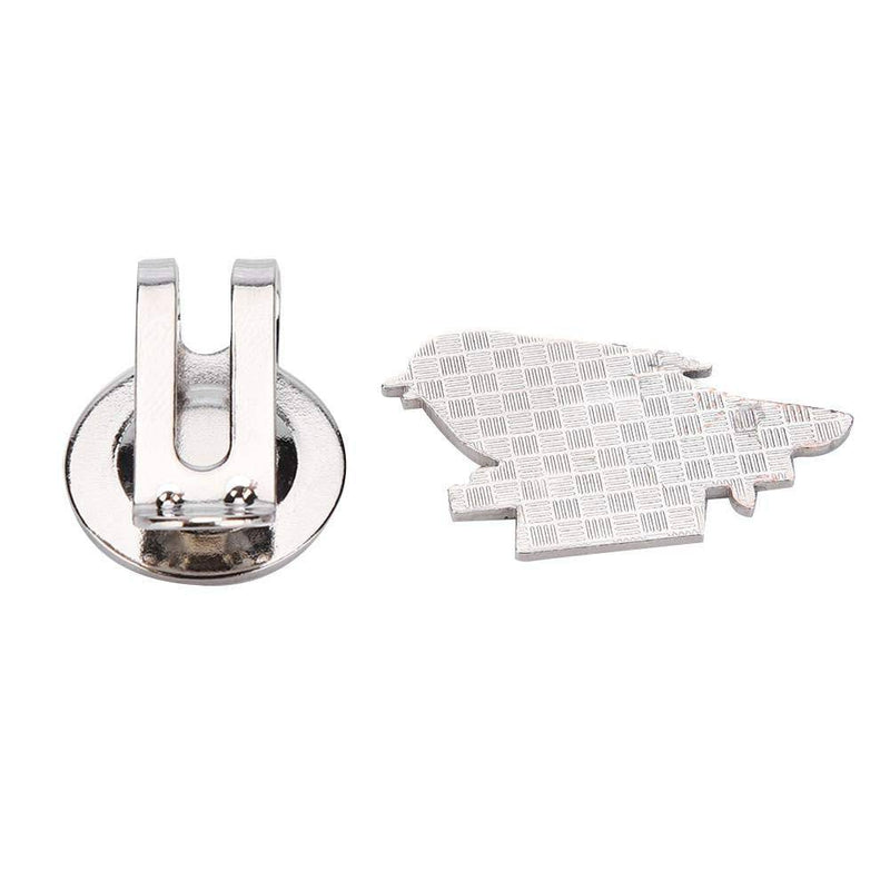 Dwawoo Golf Hat Clip, Animals & Insects Pattern Golf Ball Marker Stainless Steel Golf Cap Clamp(Bird)