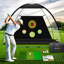 EagleGlo Golf Practice Net Set – 10x7ft Backyard Training Kit