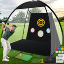 EagleGlo Golf Practice Net Set – 10x7ft Backyard Training Kit