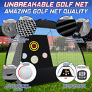 EagleGlo Golf Practice Net Set – 10x7ft Backyard Training Kit