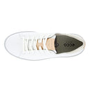 ECCO Women's Tray Golf Shoe, Bright White