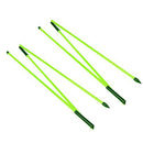 Eshan Golf Alignment Sticks 2 Pack Swing Training Aid Equipment Collapsible Trainer Practice Rods Posture Corrector in Handy Storage Tube Case for Men Women Golfer Swinging (MintGreen)