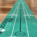 EyeLine Golf Roll The Rock Putting Mat - Have Fun Perfecting Stroke, Alignment, Speed Control, Visualization, Consistency - Outdoor-Indoor-Compact - Rolls Out Flat and Smooth - Built in Training Lines