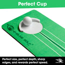 EyeLine Golf Roll The Rock Putting Mat - Have Fun Perfecting Stroke, Alignment, Speed Control, Visualization, Consistency - Outdoor-Indoor-Compact - Rolls Out Flat and Smooth - Built in Training Lines