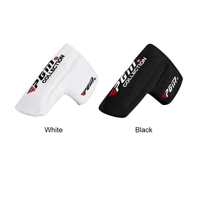 Golf Blade Putter Head Covers,Nylon Fabric Golf Putter Head Cover Golf Headcovers for Putter,Waterproof Lightweight Fahion to Prevent Putter Head from Damaging(Black)