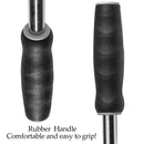 Famgee Portable Retractable Stainless Steel Golf Ball Retriever Telescopic Scoop Saver Pick Up Automatic Locking Shaft Tool Extended Length 9 Ft