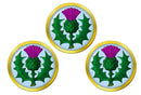 Family Crests Scottish Thistle Set of 3 Golf Ball Markers