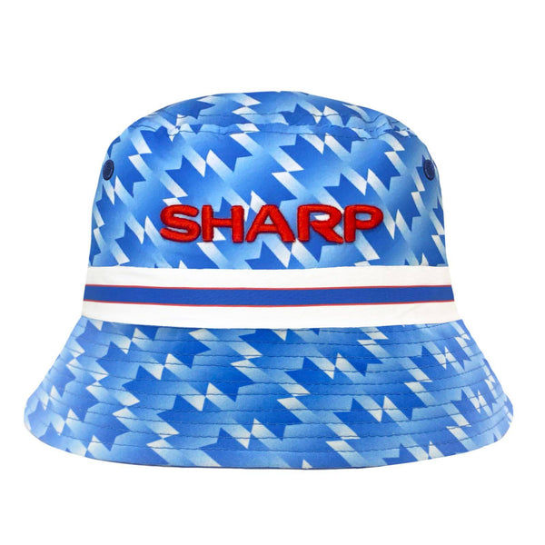 fan originals United Bucket Hat 1990 Blue Away Kit Colours L/XL