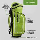 Fazer Junior Tek 7.0 Golf Set – Ages 3–5 (Right Hand, Green)