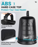 Findway Hard Top Golf Travel Bag with Wheels