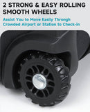 Findway Hard Top Golf Travel Bag with Wheels