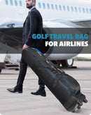 Findway Golf Travel Bag with Removable Pad & Wheels