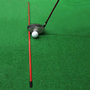 FINGER TEN Golf Alignment Sticks with Cover 48 Inch Practice Stick 3 Pack, Golf Training Aid Sticks for Aming Indoor Outdoor Garden (3 Pack in Yellow)