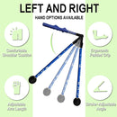 FINGER TEN Golf Swing Trainer Aid Adjustable Portable for Golf Training Aid, Golf Swing Master with Ergonomic Grip Shoulder Turn,Beginners Improve Golf Swing Exerciser Training Aid for Office (Black)