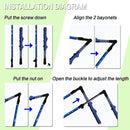 FINGER TEN Golf Swing Trainer Aid Adjustable Portable for Golf Training Aid, Golf Swing Master with Ergonomic Grip Shoulder Turn,Beginners Improve Golf Swing Exerciser Training Aid for Office (Black)