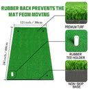 Golf Practice Barrier Net 10x15ft, Golf High Impact Ball Hitting Net Containment with Mat and Tees Heavy Duty for Training Hockey Baseball Soccer Volleyball (10x15 ft)