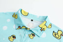 Men’s Bubble Duck Golf Polo – Short Sleeve Fun Print Shirt