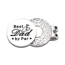 Golf Ball Marker Hat Clip Golf Daddy Magnetic Golf Ball Marker for Dad Fathers Day Birthday Gifts Idea Golf Lover Dad Gifts for Him Funny Golf Ball Marker for Daddy Papa Christmas Summer Gifts for Him