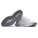 FootJoy Men's Prolite Golf Shoe, White/Grey
