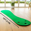 FORB Home Golf Putting Mats - Professional Indoor Golf Putting Practice with 3 Holes (12ft)