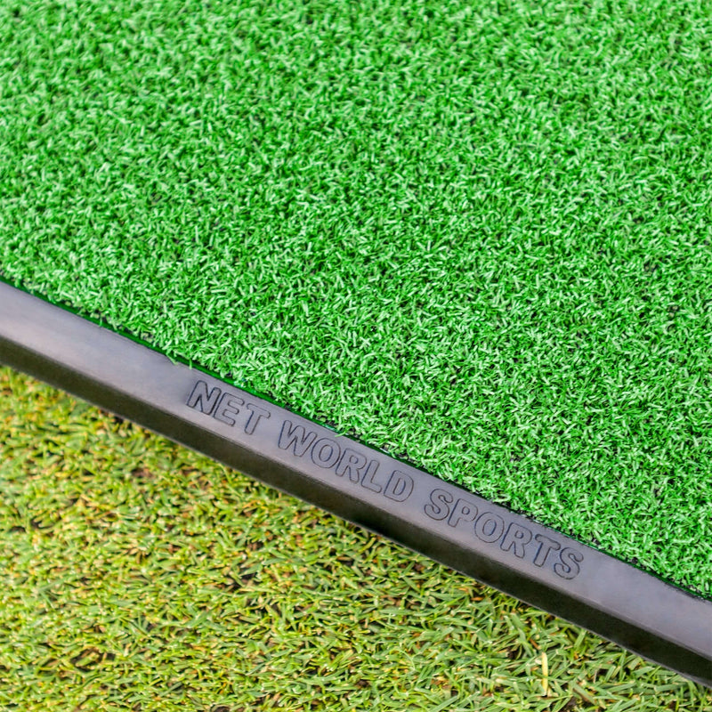 FORB Launch Pad Golf Practice Mat (Fairway/2-in-1) (60cm x 30cm) - Mini Golf Mat Choose From Realistic Fairway & Semi-Rough Lies (Fairway)