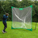 FORB Pro Pop-Up Golf Net - [3 Sizes] | Improve Accuracy, Technique & Swing | Pop Up Golf Training Equipment | Home & Garden Golf Net (8ft x 8ft)