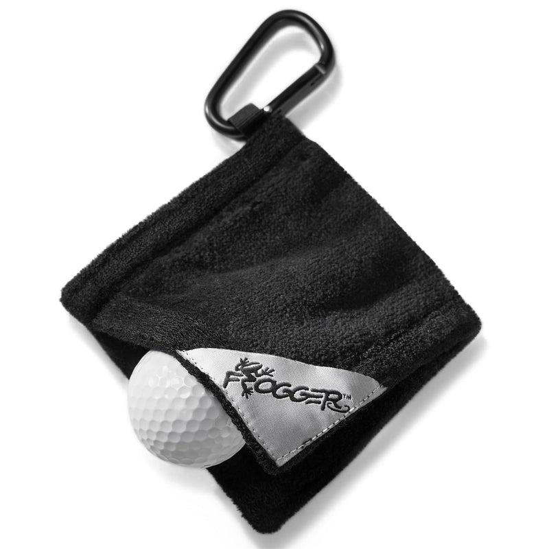 Frogger Golf Amphibian Ball Golf Towel D Clip Bag Attaching Cleaner For Quick Access Rapid Dirt Scrubber Golf Towels Superior Cotton & Bamboo With Waterproof Membrane Perfect Golf Gift