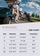 G Gradual Men's Golf Joggers Pants with Zipper Pockets Stretch Sweatpants Slim Fit Track Pants Joggers for Men Work Running, Black