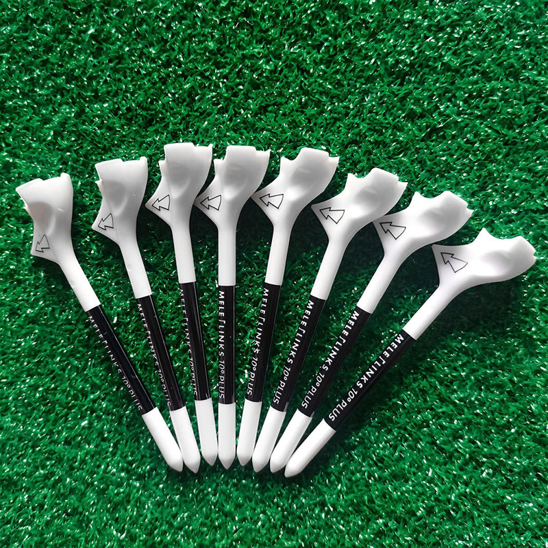 GALAMAX 10 Pcs Golf Tees, Unbreakable 10° Golf Tees Plastic, Personalised Low Resistance Golf Tee and Increase Distance Golf Accessories