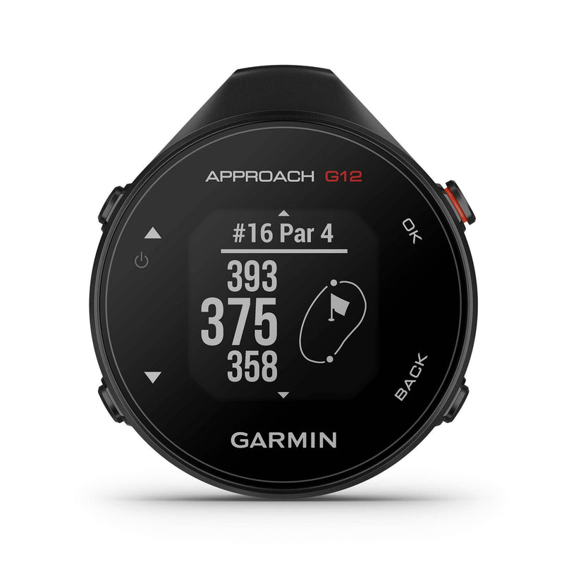 Garmin Approach G12, Clip-on Golf GPS Rangefinder, 42k+ Preloaded Courses, 010-02555-00