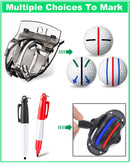 Geeorzo 7-Piece Golf Accessories Gift Set – Black Edition