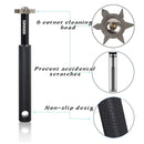 GEEORZO Golf Club Groove Sharpener, Golf Club Cleaner and club repair with 6 Carbide Tungsten Steel Cutters,Re-Grooving Cleaning Tool Accessories, Perfect Tool for All Golf Irons (Black)