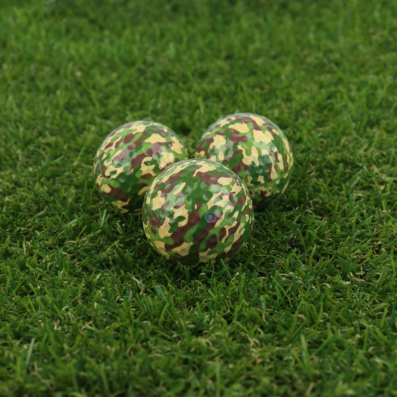 Gift Republic Camo Golf Balls 3-pack Novelty Gift for Golfers Camouflage Gofl Balls Funny Golfing Gift