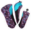 Glove It Golf Club Covers for Women, Set of 3 Numbered Ladies Golf Head Covers for Hybrid, Wood & Driver Clubs, Extra Protection, Cosmic, One Size