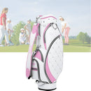 Golf Bag for Ladies, Lightweight Golf Standard Bag for Women, Portable Sunday Bag with 5-Way Divider 、Rain Cover & Shoulder Strap (Color : Pink)
