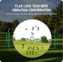 Compact Rechargeable Golf Rangefinder with Slope & Vibration