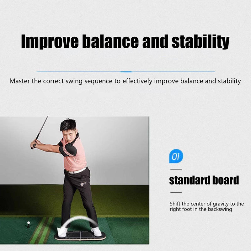 Pressure Plate for Golf: Balance Board for Aid 'Swing', Training Aid 'Oscillation' | Pressure Plate for Golf Swing Trainer, PR Plate