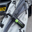 GOLF GROOVY Premium Golf Club Groove Cleaning Brush, Built in Water Spray, Magnetic Attachment, Portable Cleaner Tool, Golf Gift, Bag Accessory, Water Dispenser, Black, 200 ml