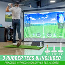 GoSports Golf Hitting Mats Artificial Turf Mats For Indoor/Outdoor Practice - Choose Your Size,Green