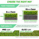 GoSports Golf Hitting Mats Artificial Turf Mats For Indoor/Outdoor Practice - Choose Your Size,Green