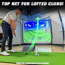 GoSports Range Cage Golf Net with Simulator Screen