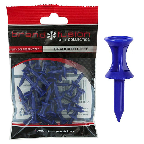 Graduated Tees Unisex The Golfers Club Blue Plastic (1.5 Inch X 30) Golf Tee, Blue, 18mm EU